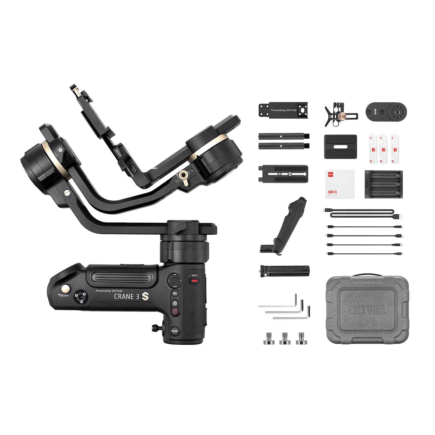 Crane 3S Handheld 3-Axis Camera Gimbal | camera stabilizer