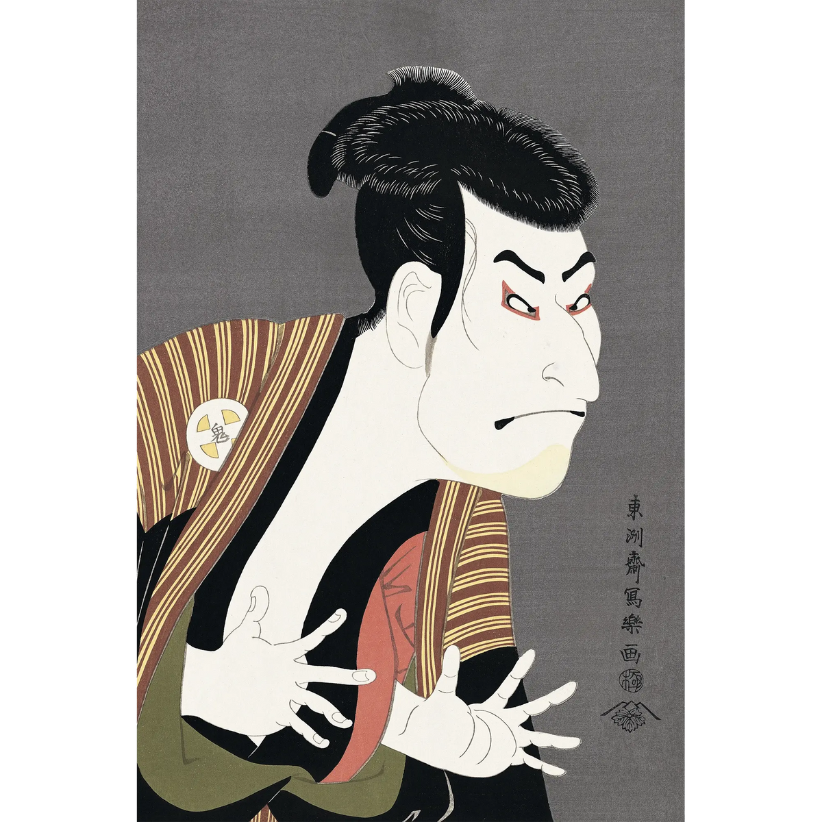 Toshusai Sharaku（東洲斎写楽） The Actor Otani Oniji III as Edobei