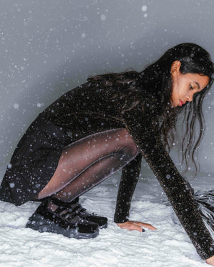 Giselle_velvet Black velvet×BK – AKIKOAOKI(アキコアオキ)公式