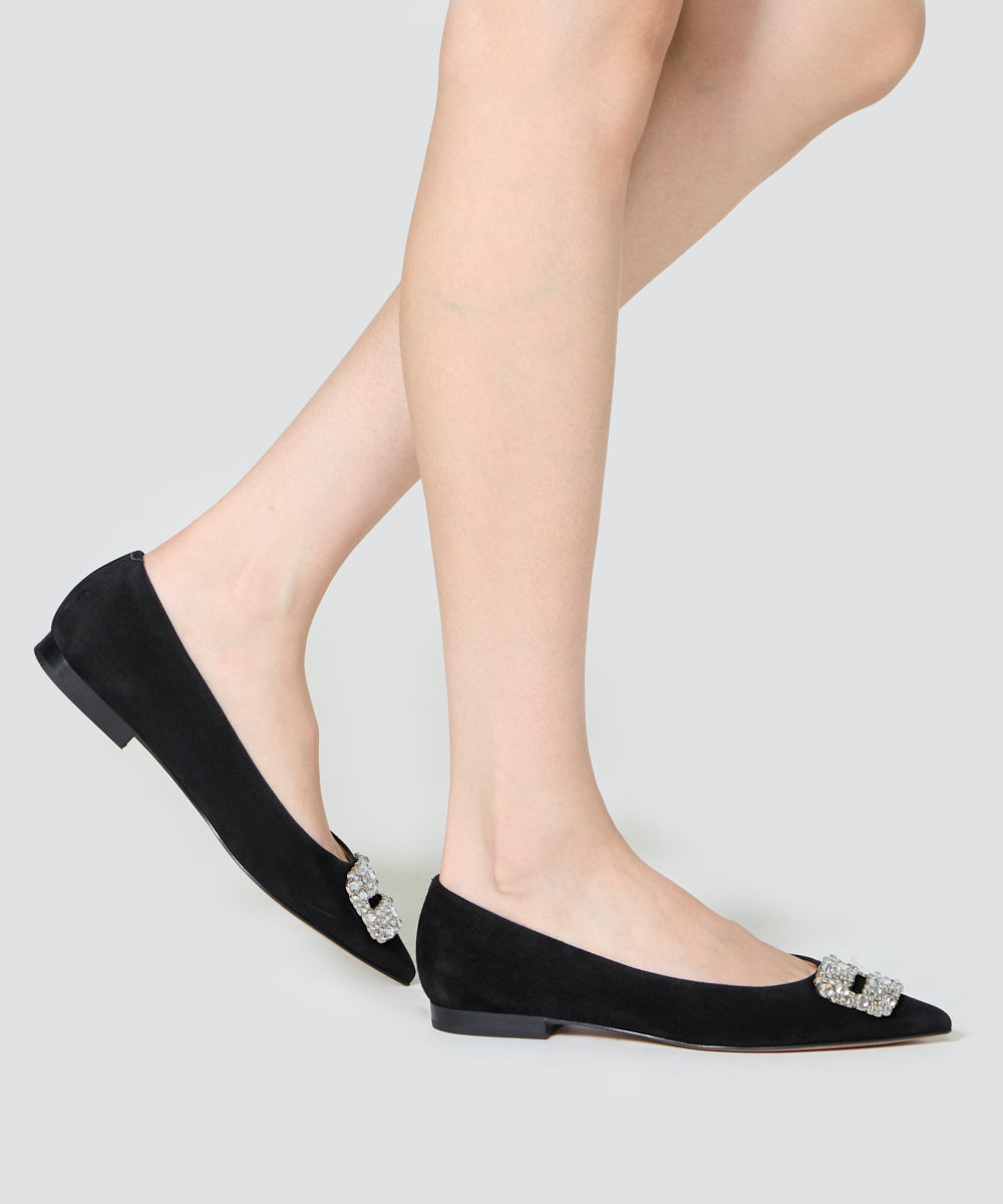 PELLICO | アネッリフィッビア スウェード パンプス 1.0cm BLACK