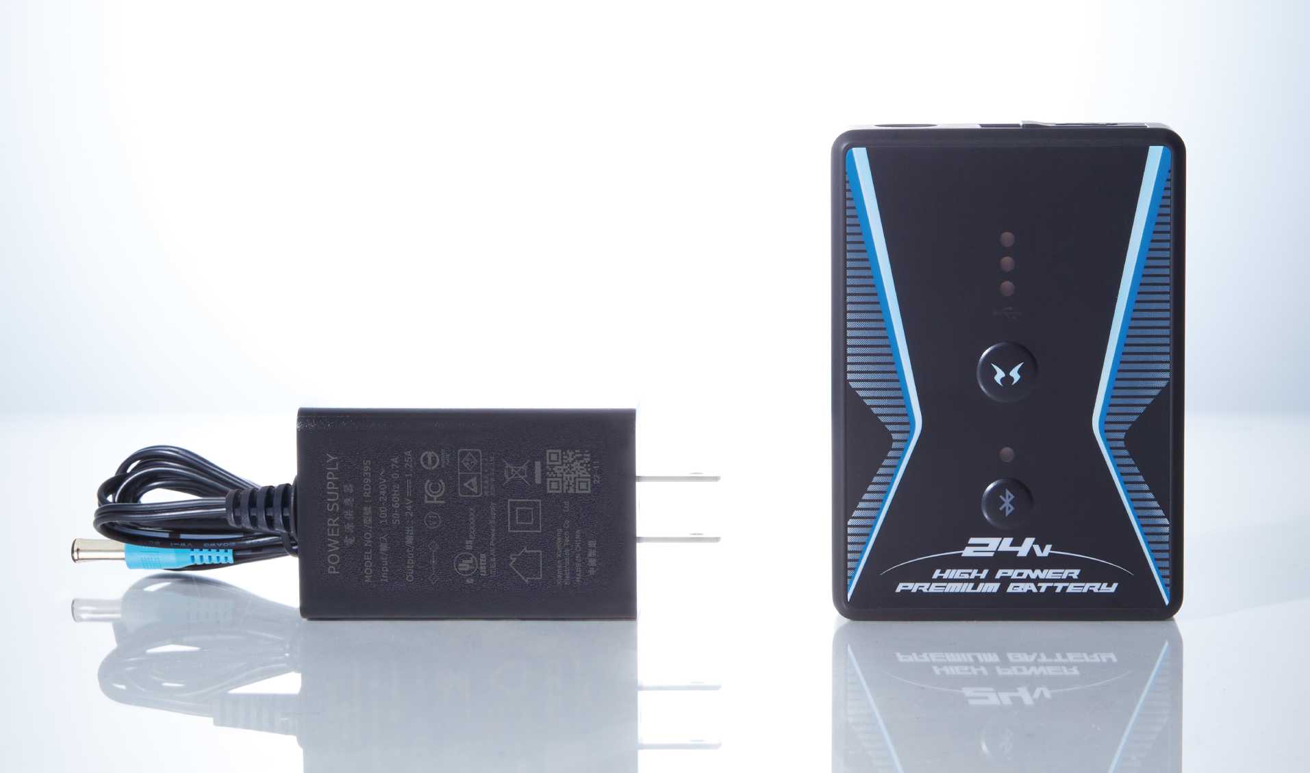 空調風神服│2023年型24Vファンバッテリーセットフラット型/RD9320PH