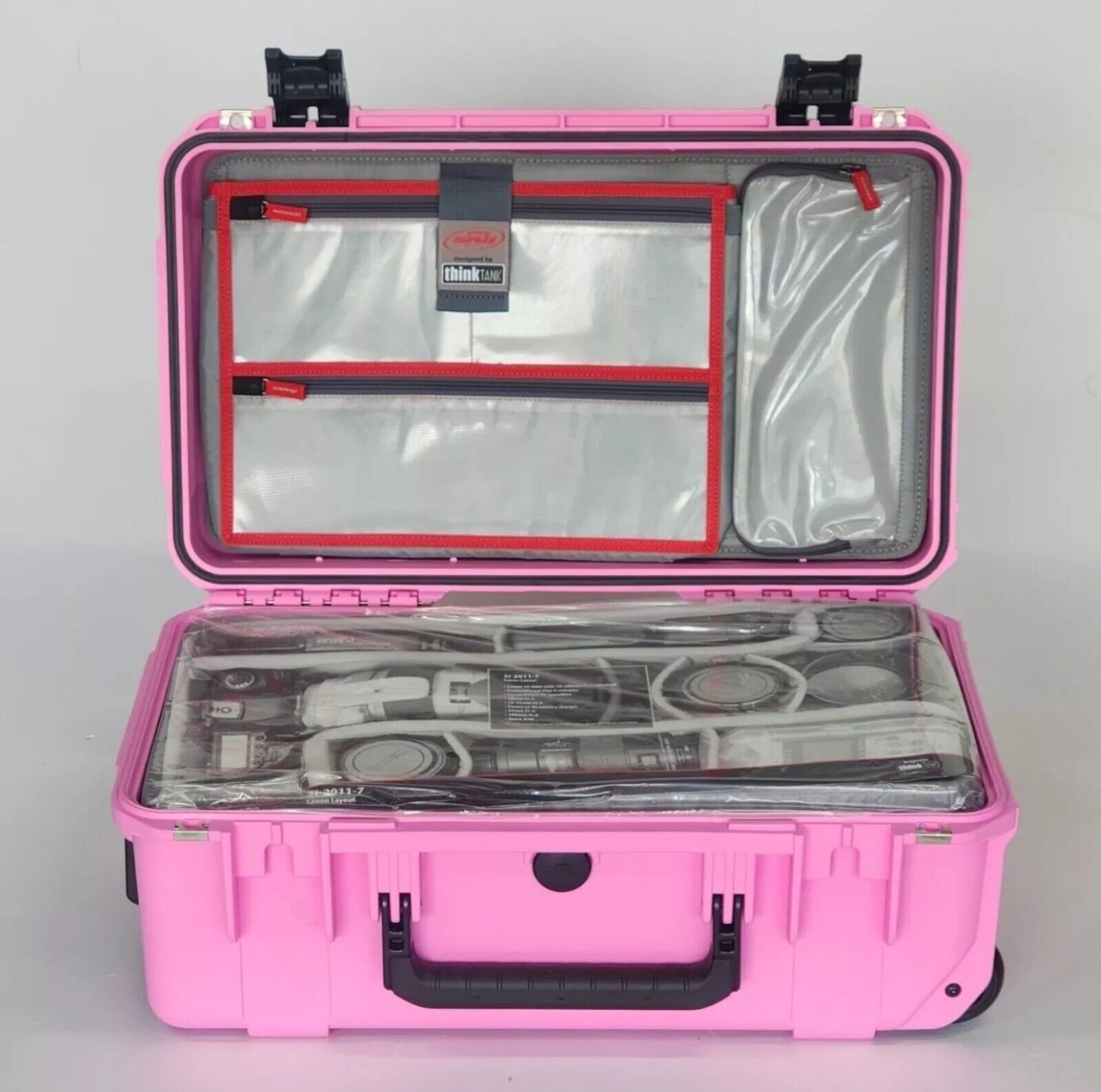 SKB iSeries Pink 3i-2011-7 Case w/TT Dividers and Lid Organizer by