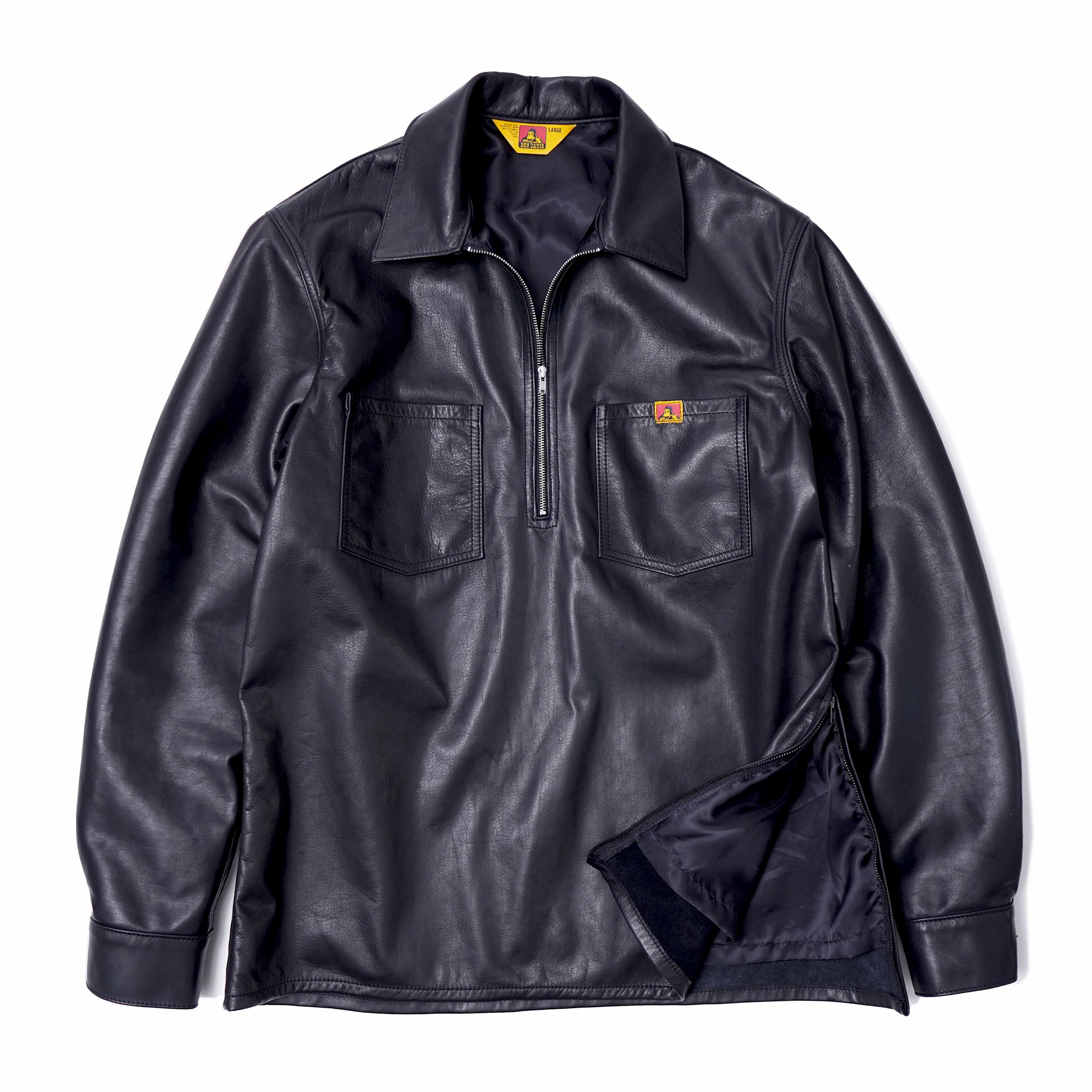 Leather Half Zip Shirt〈Ben Davis 90th Anniv. Capsule collection