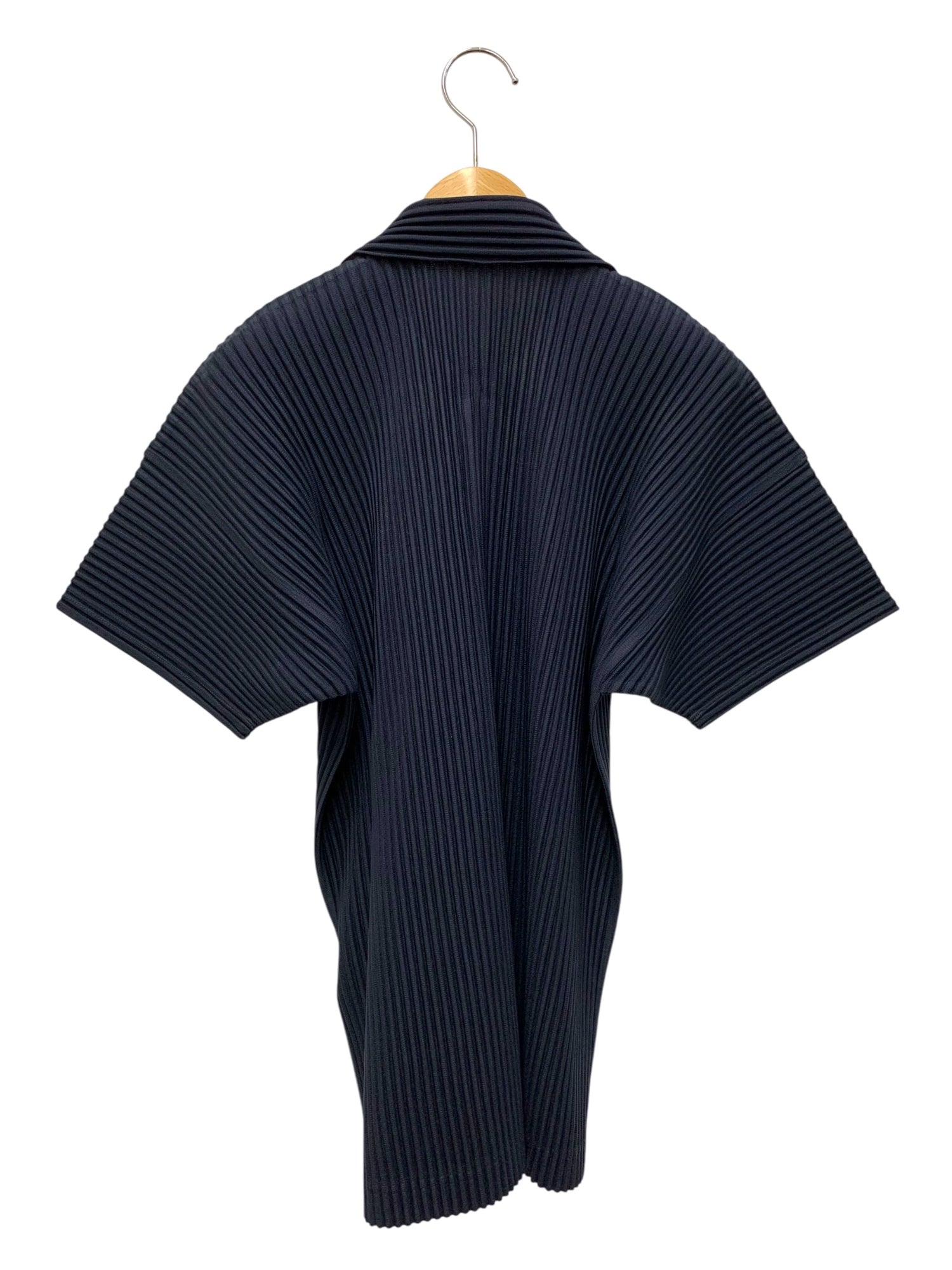 オムプリッセイッセイミヤケ HP55JM430 ポロシャツ 3 ネイビー BASICS