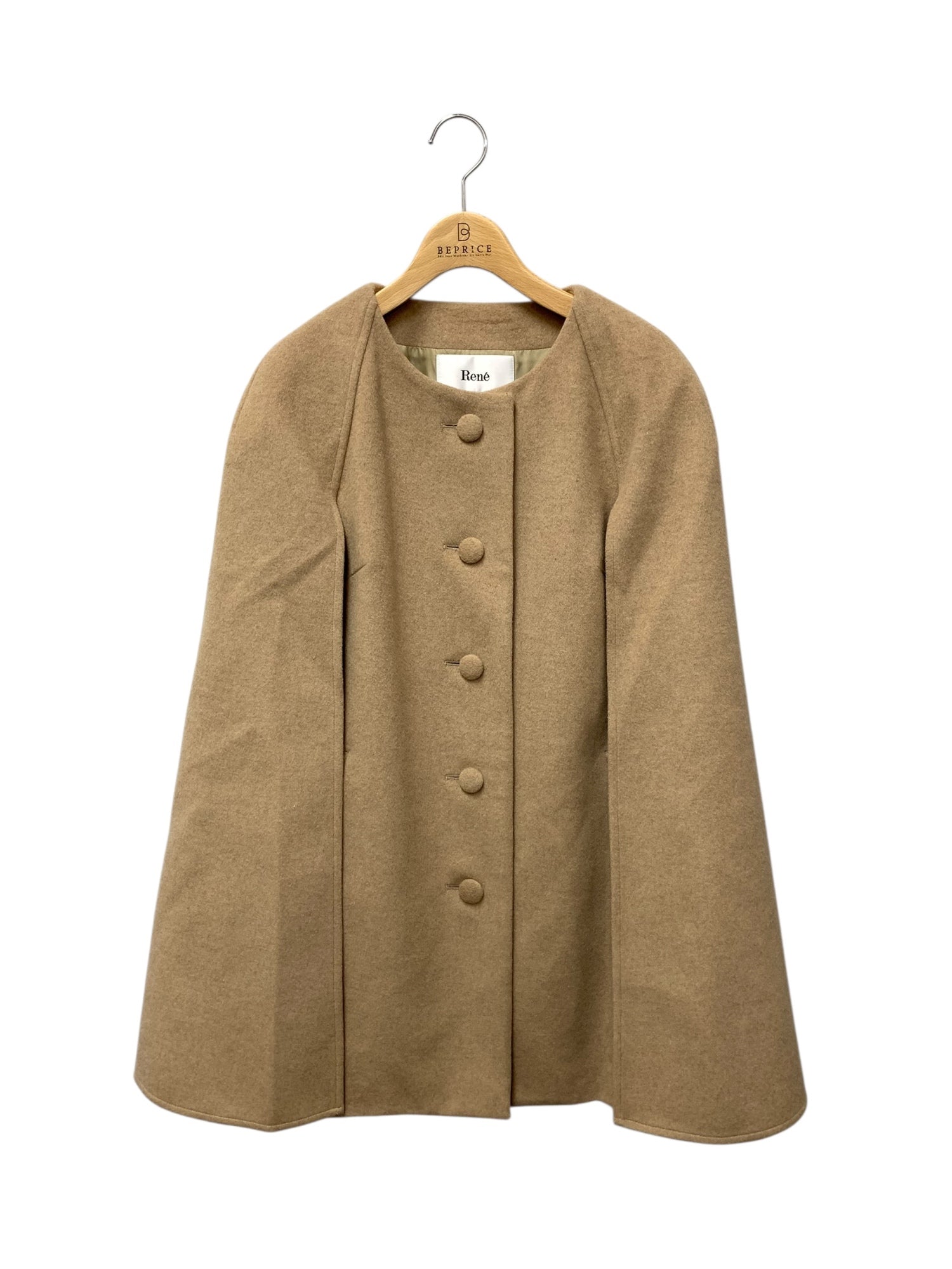 ルネ ケープコート ポリー 6138240 ポンチョ 36 ベージュ マント
