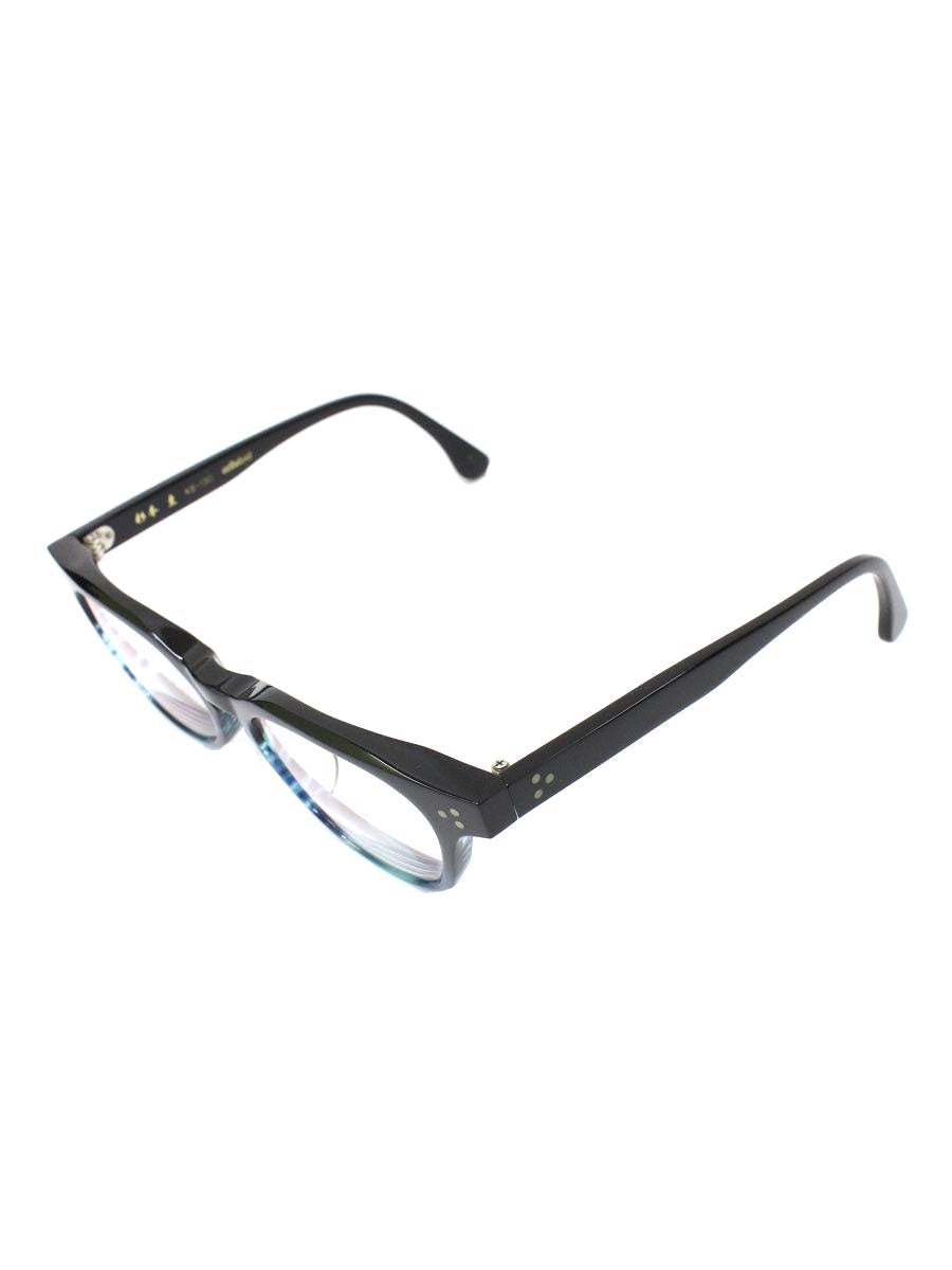 杉本圭(スギモトケイ) KS-130 メガネ ブラック/ブルーササ セル