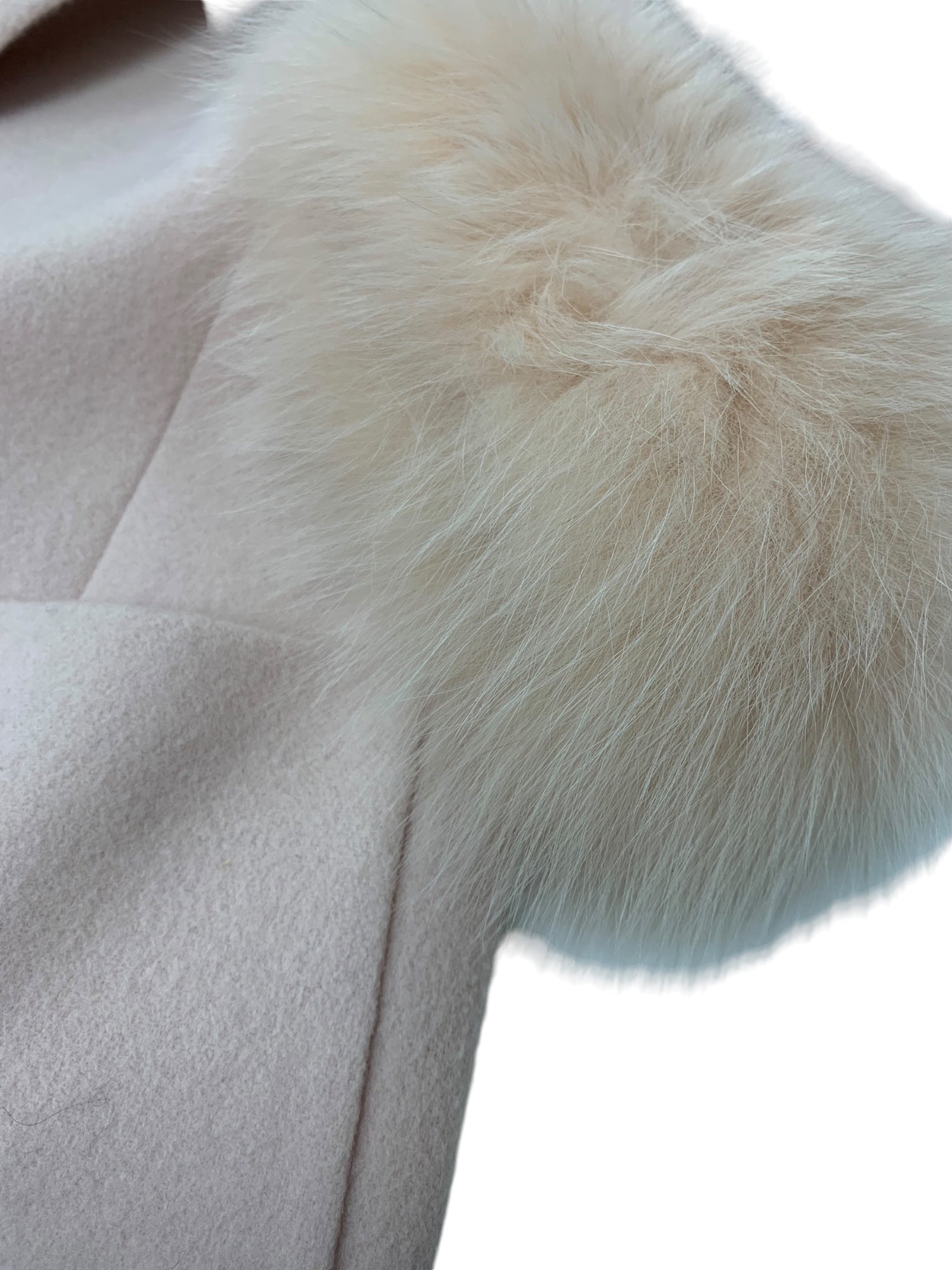 ミスジェイ 638178-01 フォックスファーコート ピンク | 中古ブランド