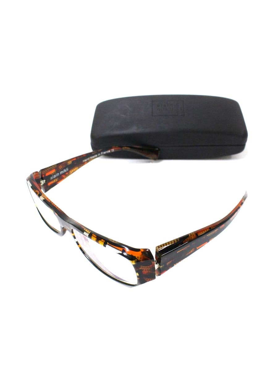 アランミクリ AL0322 B06G メガネ ブラウン/オレンジ 限定カラー セル