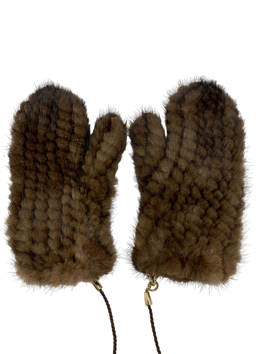 ウィークエンドマックスマーラ 560570 手袋 ブラウン ミンク