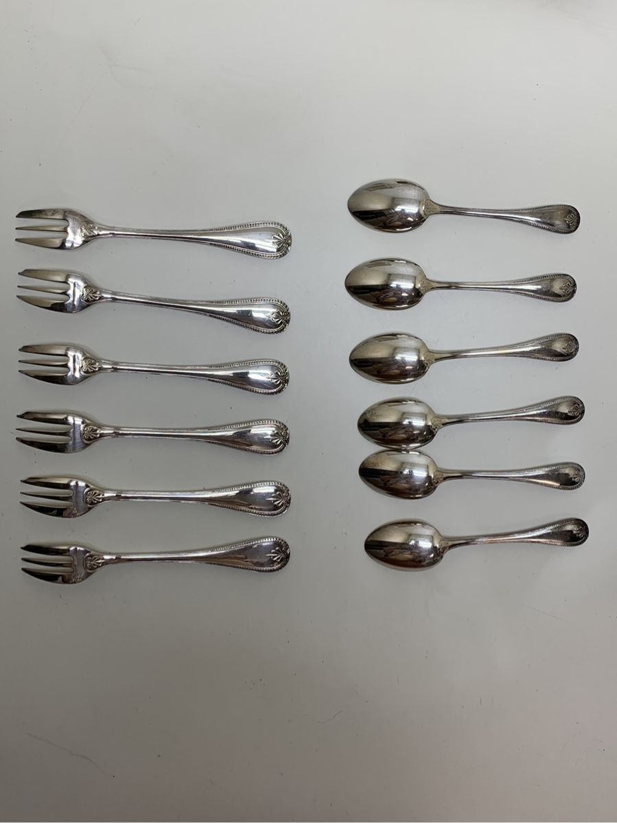 クリストフル カトラリー 純銀製 スプーン フォーク 12点セット | ビー