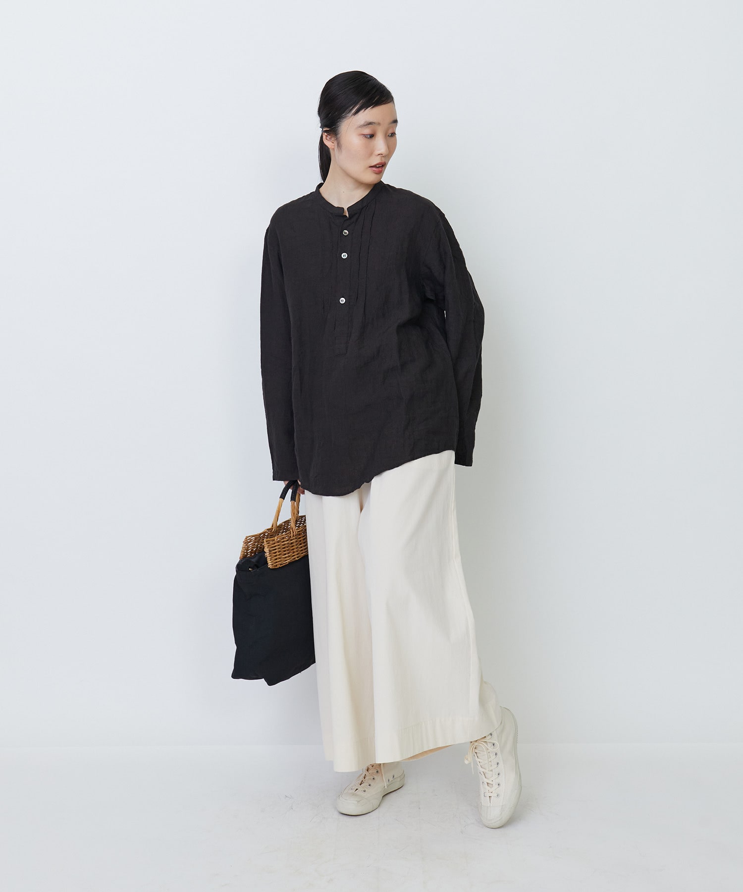 グランジリネンユニセックスシャツ｜BIGI online store - ビギ