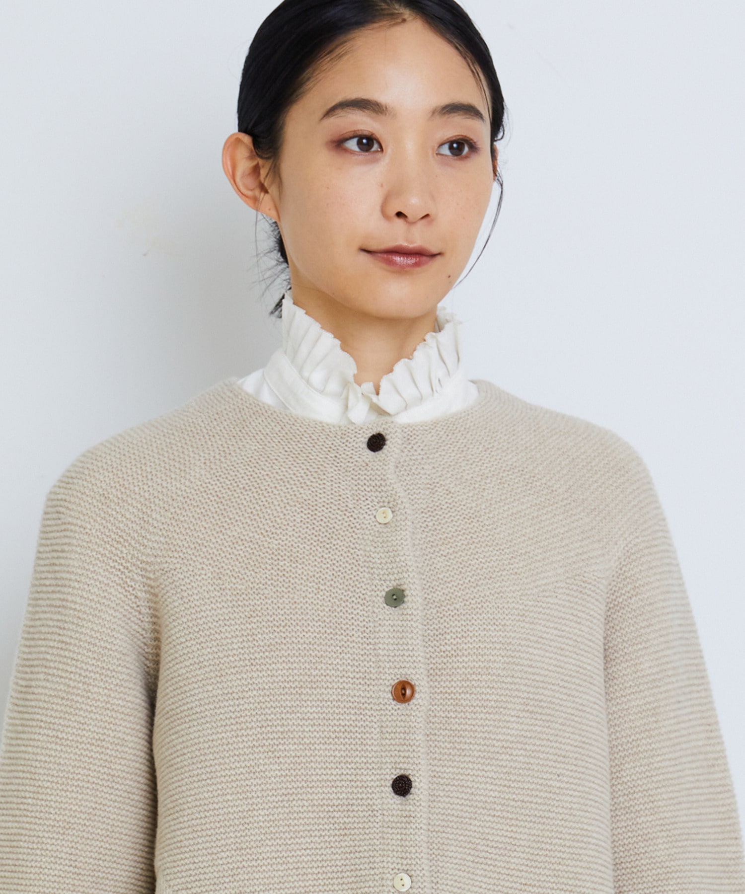 ◇リシェスガーダー配色釦カーディガン｜BIGI online store - ビギ