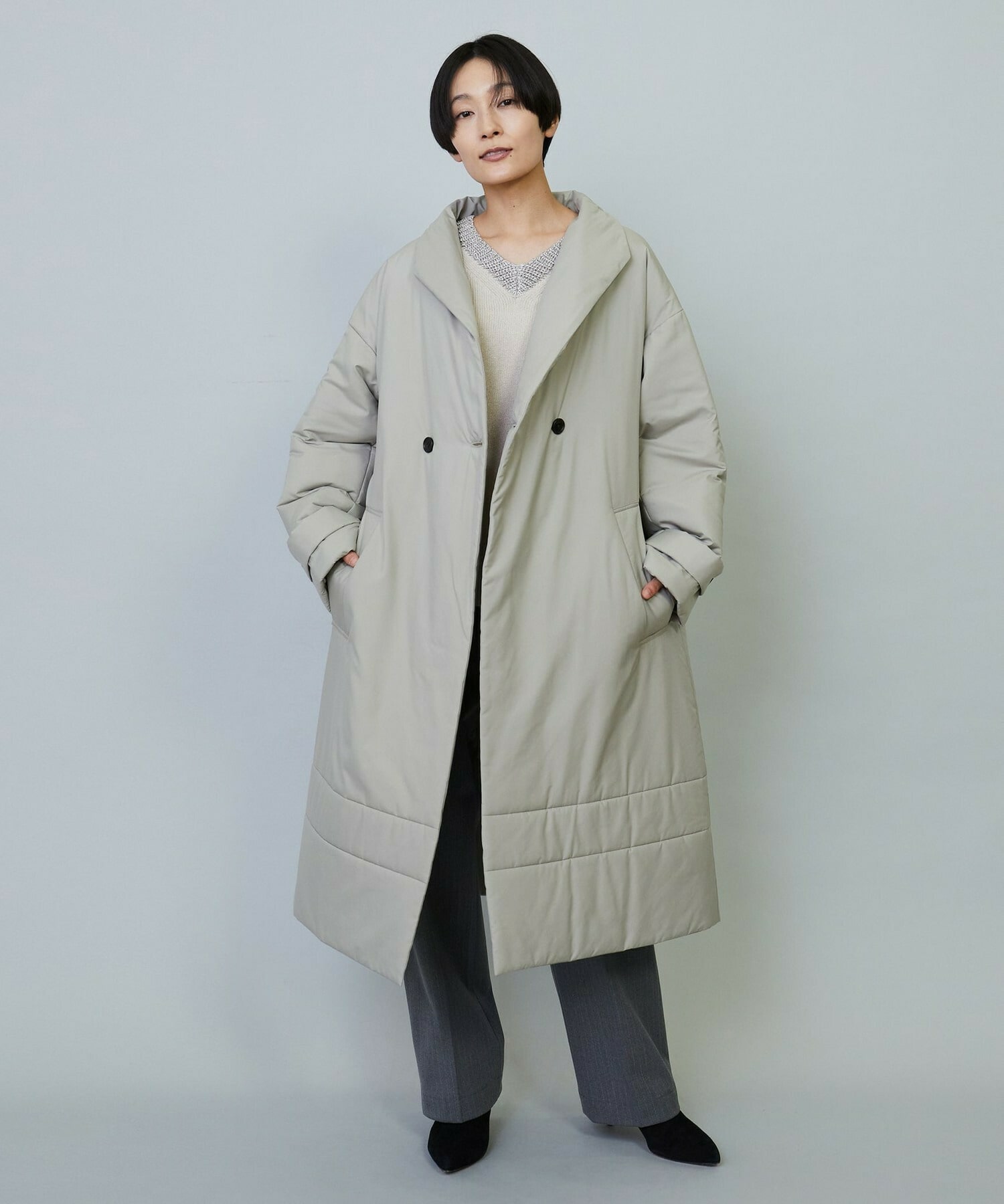 中綿サーモアパディングロングコート｜BIGI online store - ビギ