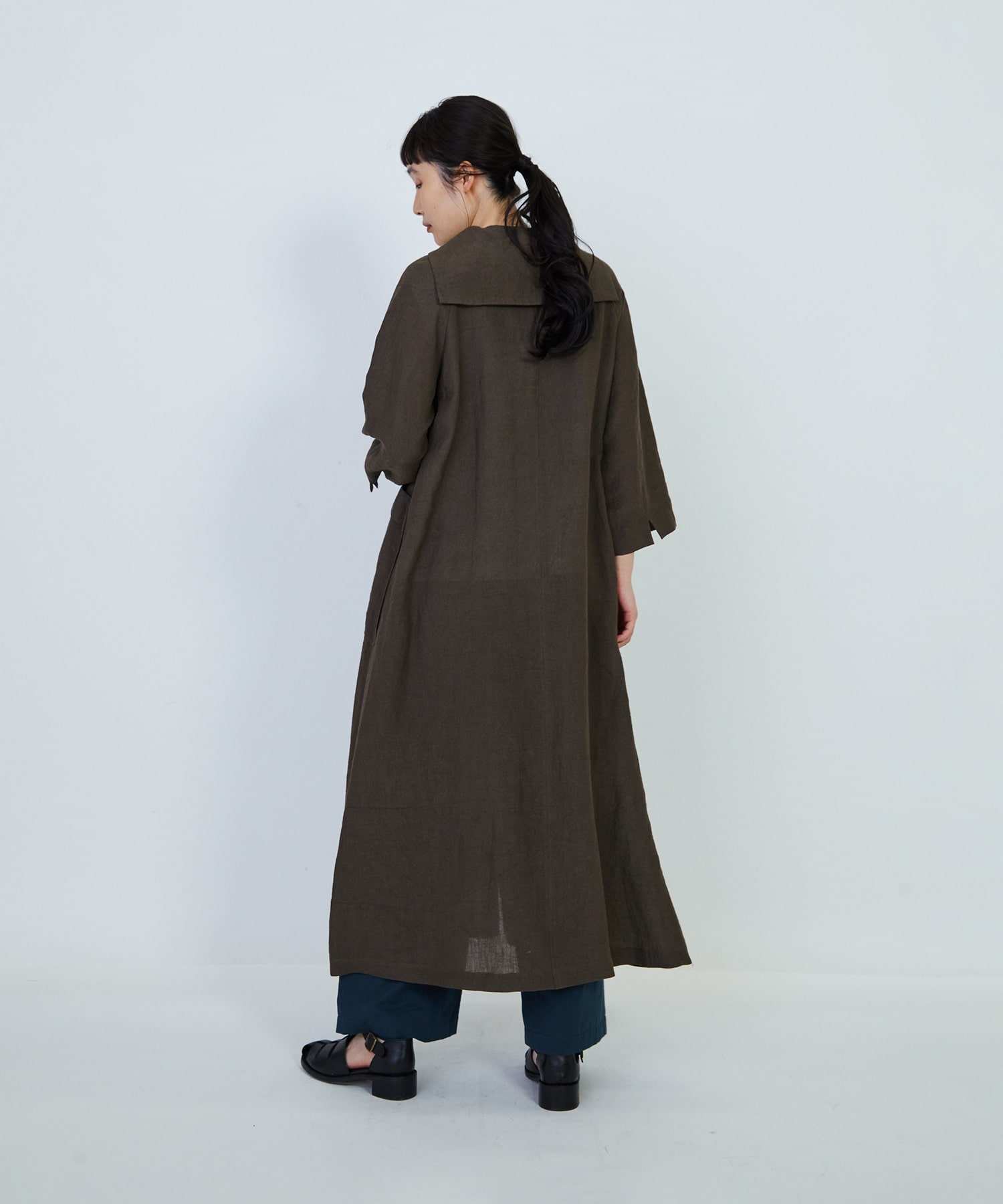 グランジリネンセーラーカラーワンピース｜BIGI online store - ビギ