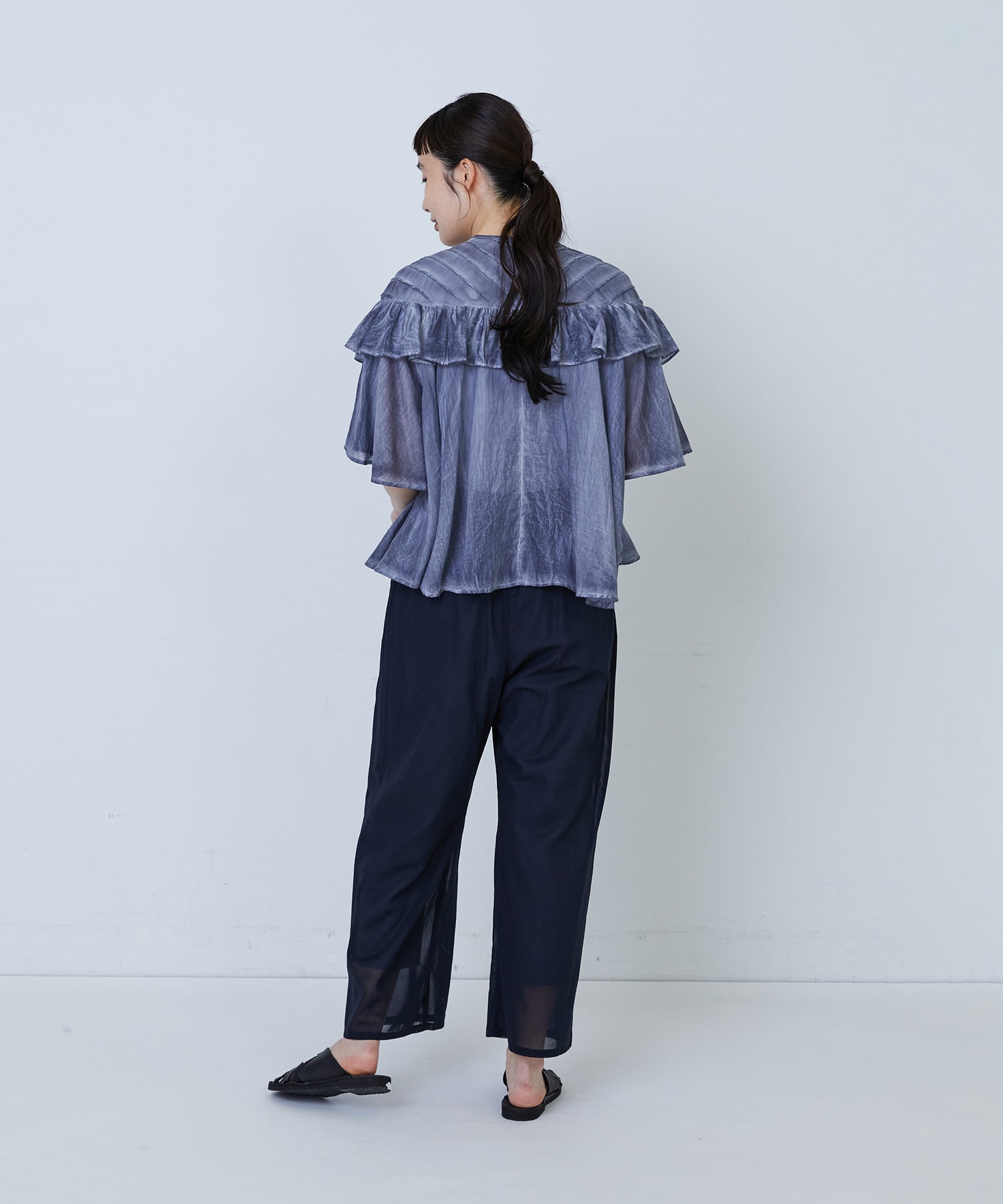 インドピグメントダイデザインブラウス｜BIGI online store - ビギ