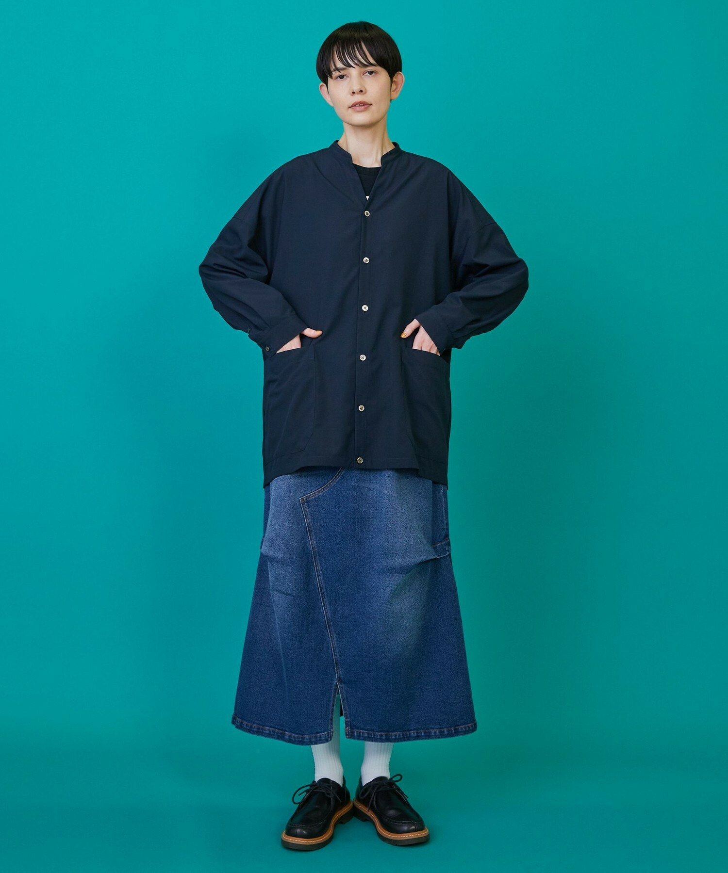 オーバードライ2 ワイドシャツ｜BIGI online store - ビギ オンライン