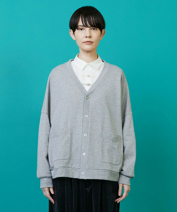 Bibiy. B. CLUB TIE CARDIGAN グレー BIBIY. MADE | B. CLUB TIE