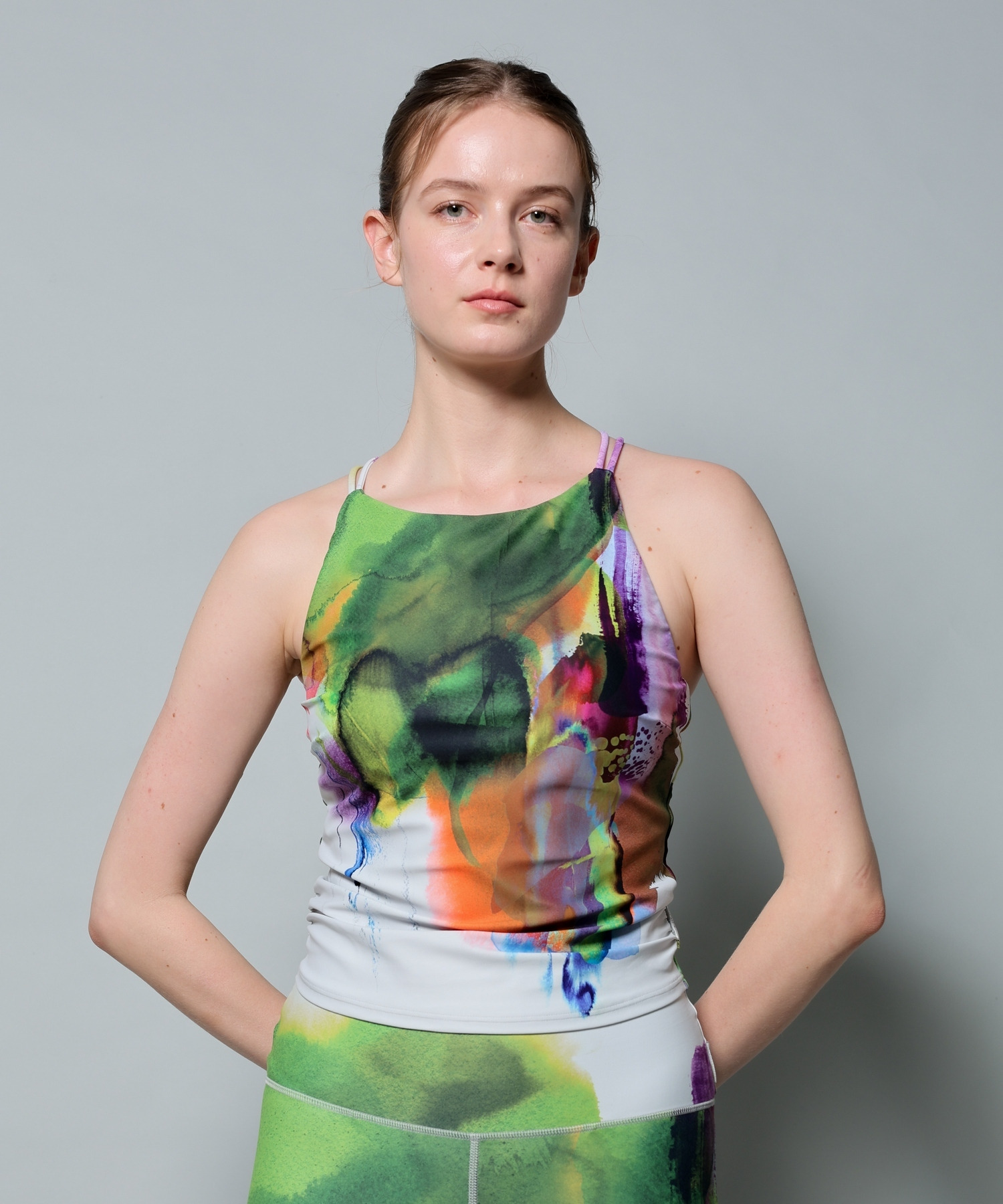 kanako Sasakiコラボ ミドルトップス/パット付き・UVカット・吸汗速乾