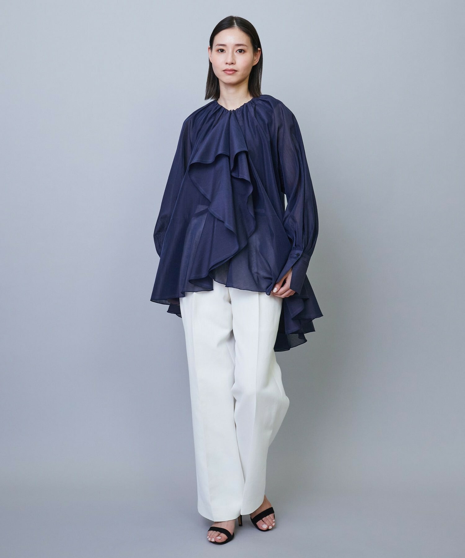 コットンシルクブラウス｜BIGI online store - ビギ オンラインストア