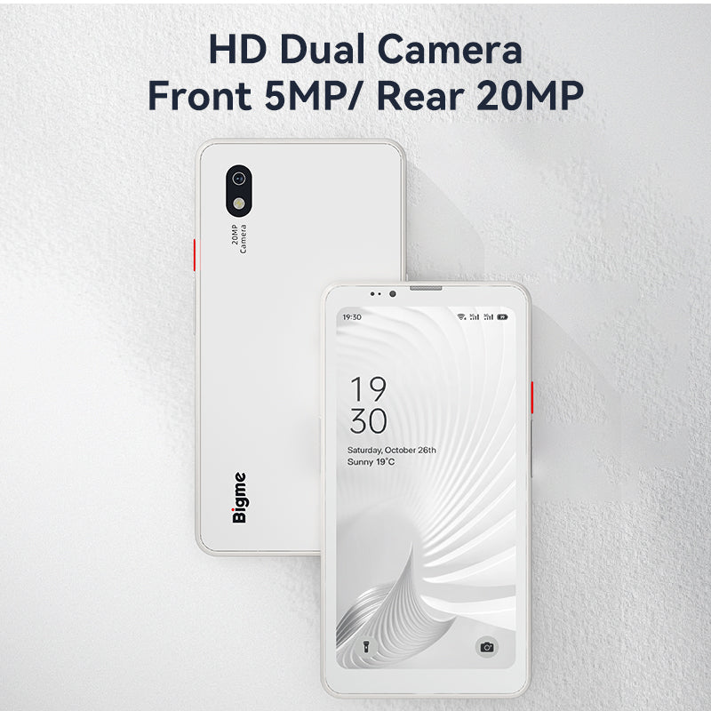 Bigme ePaper Smartphone Hibreak Pro com sistema operacional