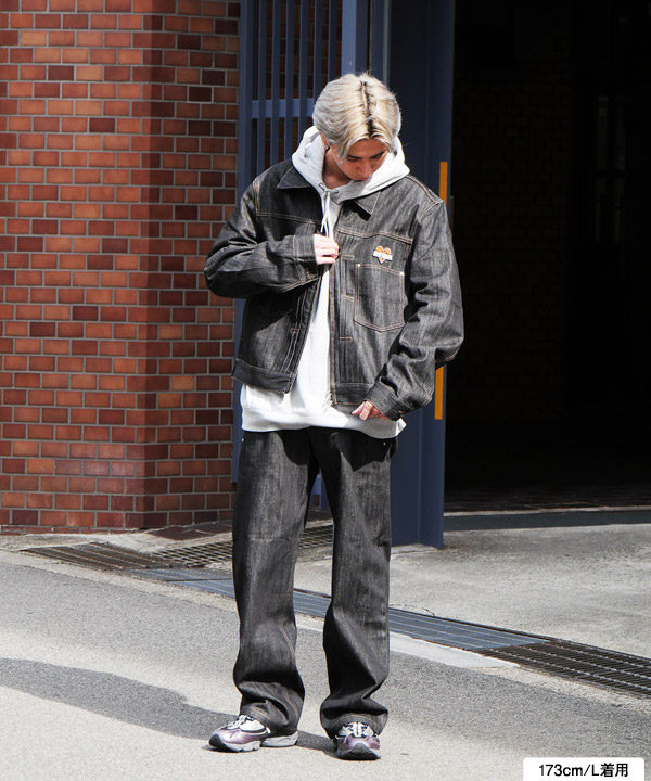 MELLOW(メロー)/ YOUR LOCAL DENIM JACKET -ブラック- | Blue in Green