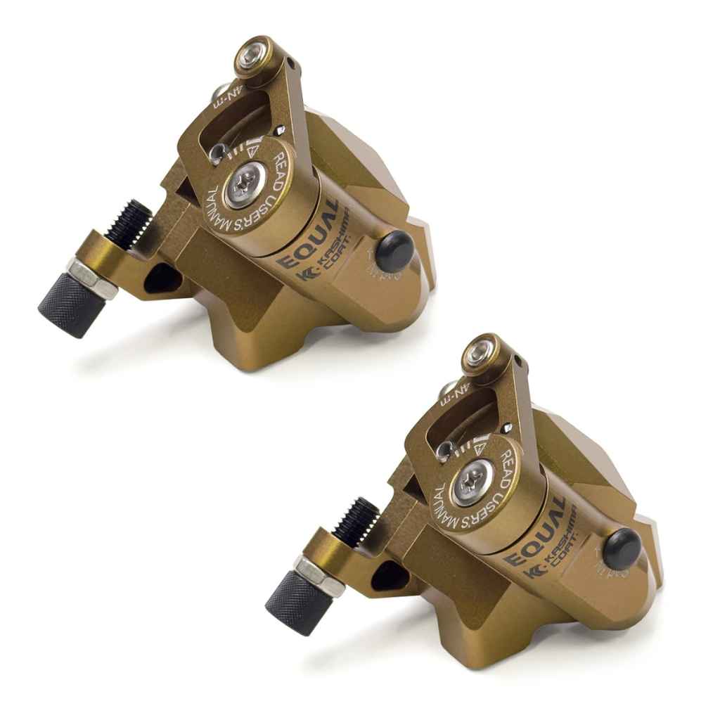 EQUAL* flat mount disc brake set (kashima coat) - BLUE LUG ONLINE