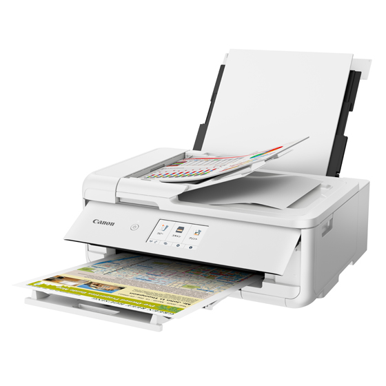 販売終了】 インクジェット複合機 TR9530（ﾎﾜｲﾄ） 予備用ｲﾝｸ5色標準