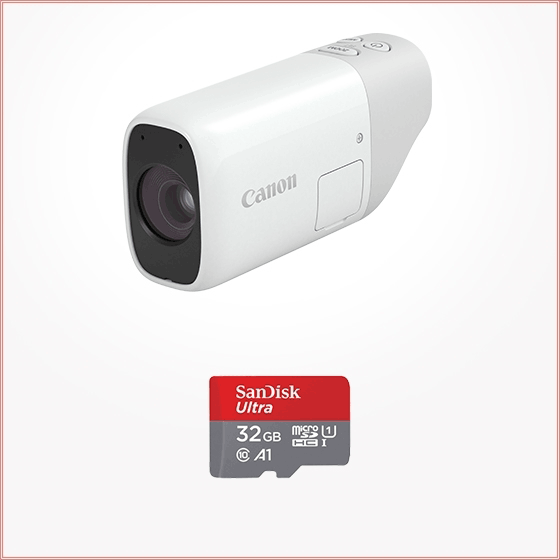 キヤノン PowerShot ZOOM（ホワイト）+microSDカードセット 通販