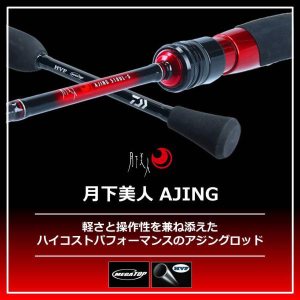 ダイワ 月下美人 AJING 55UL-S 2020モデル (スピニング2ピース)【即日