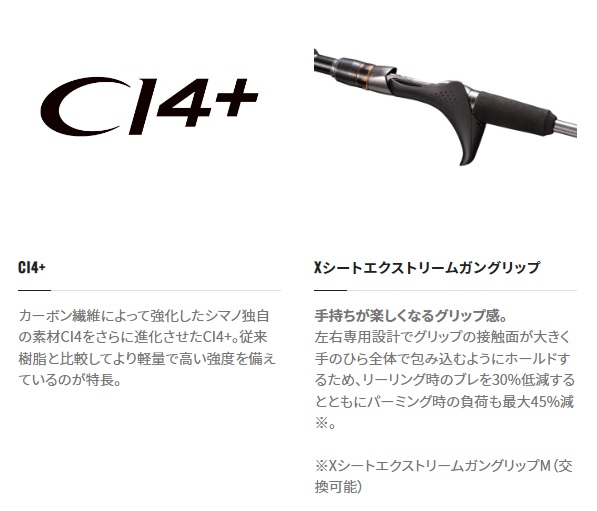 シマノ 船竿 22ベイゲームアジビシ 180RIGHT(ベイト センターカット2