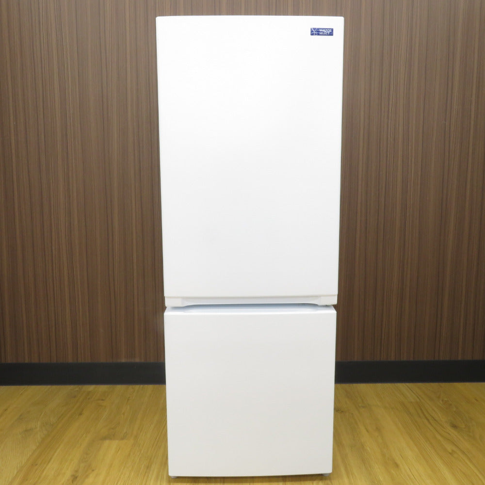 YAMADA 156L ホワイト冷蔵庫 下冷凍庫 YAMADA 156L ホワイト冷蔵庫 下