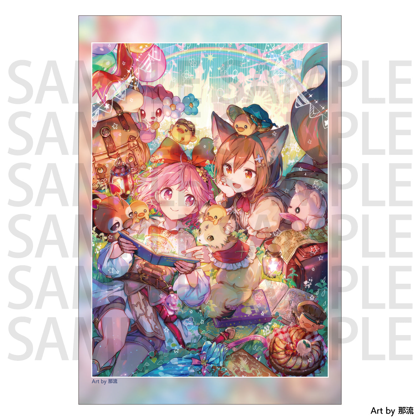 サフィ様専門 放浪者ポストカードセット2点と原画1点 サフィ様専門