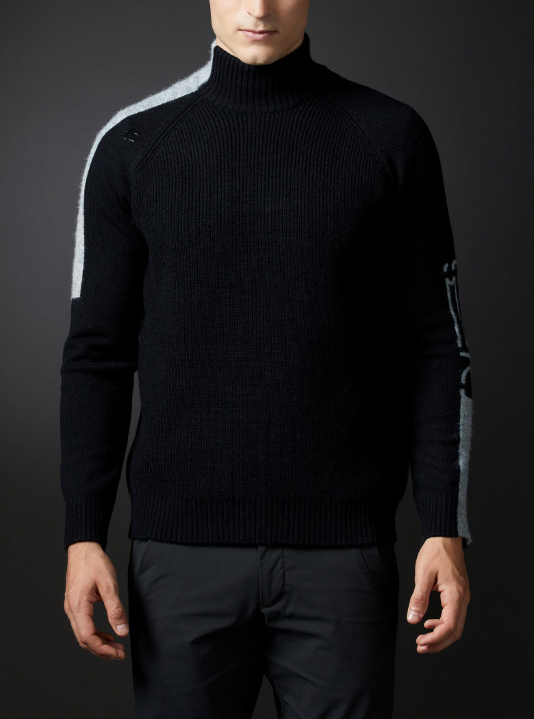 アクリルウールアゼハイネックセーター | デサントゴルフ公式