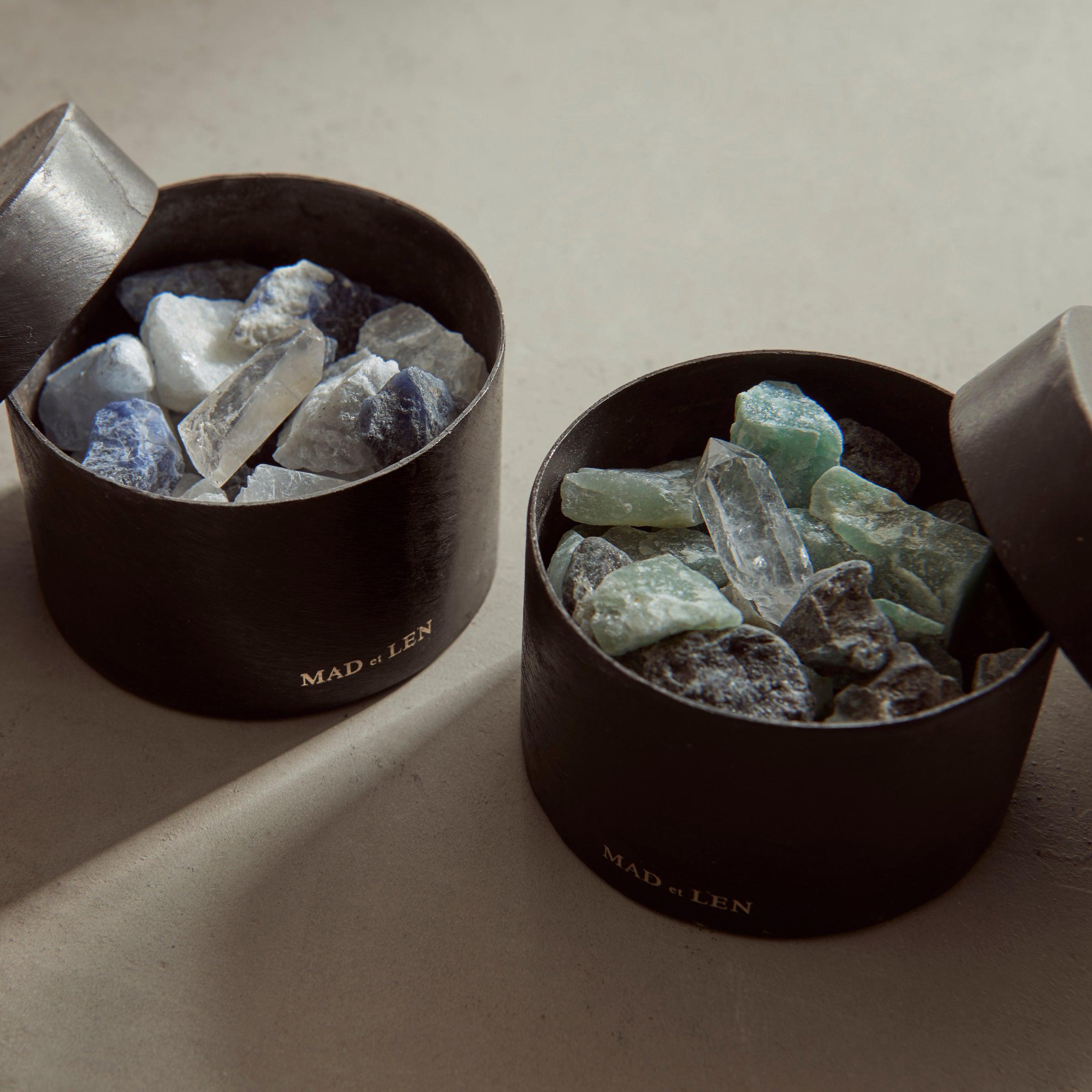 マドエレン ポプリ フラット / ブルー ミニ | DOUBLE'H ML STORE