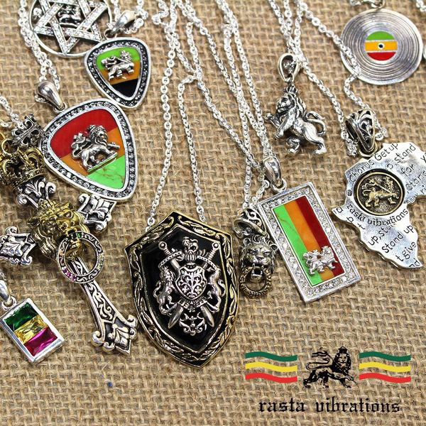 RASTA VIBRATIONS(ラスタ バイブレーションズ)/ SHIELD NECKLACE | ESP