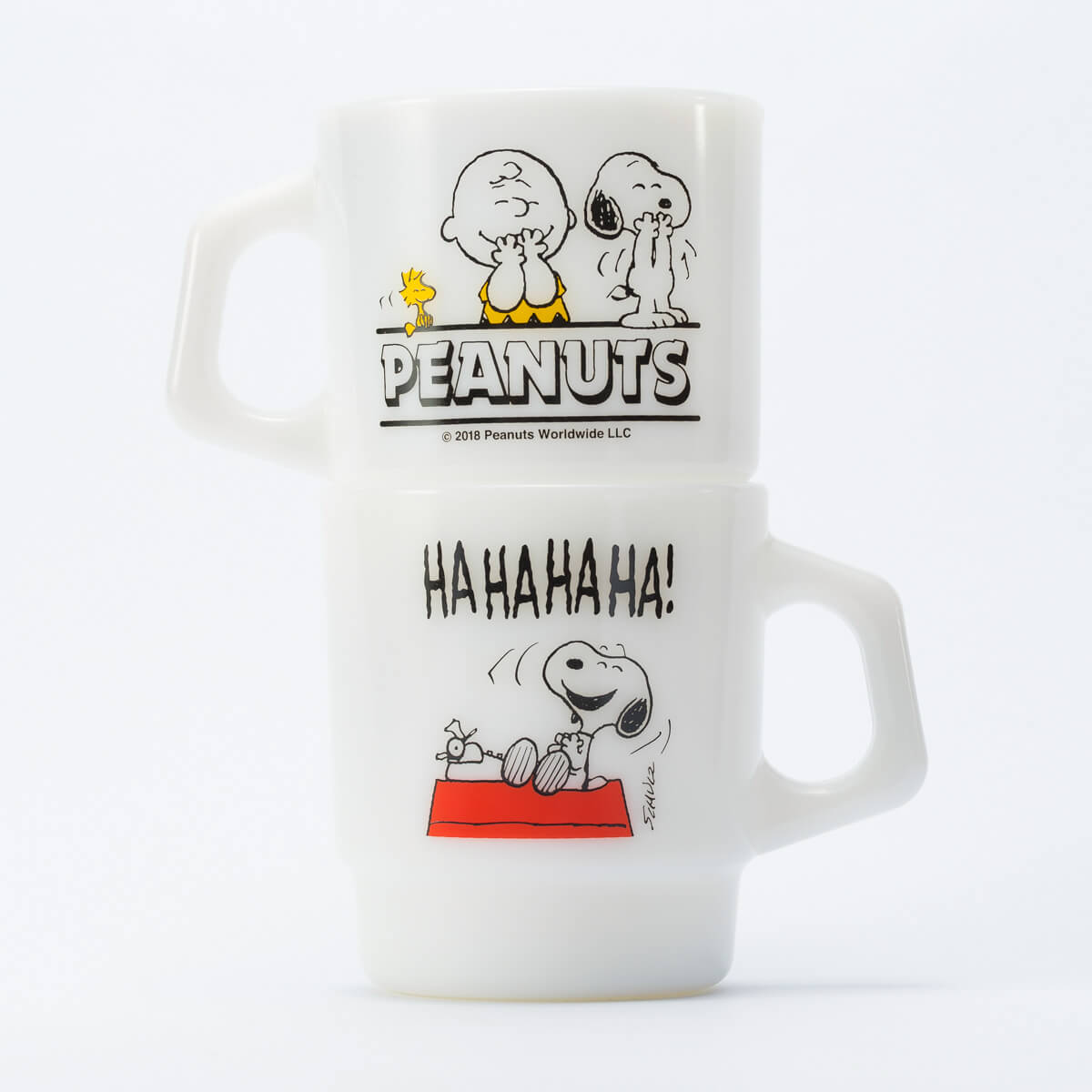 Fire-King スタッキングマグ Peanuts [LAUGH] – Fire-King Japan