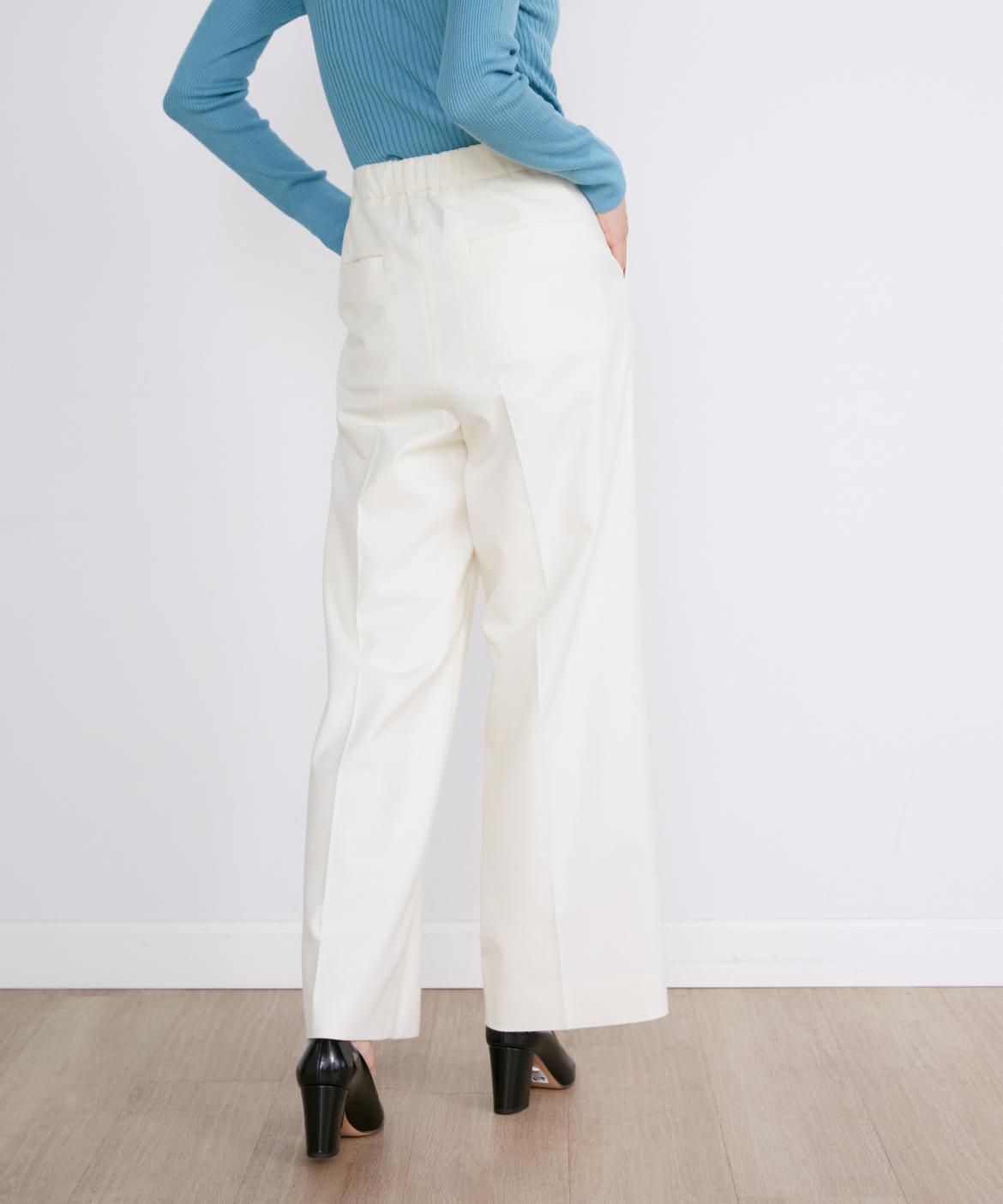Aimeeウール混美脚ワイドパンツ｜INED（イネド）｜フランドル（FLANDRE