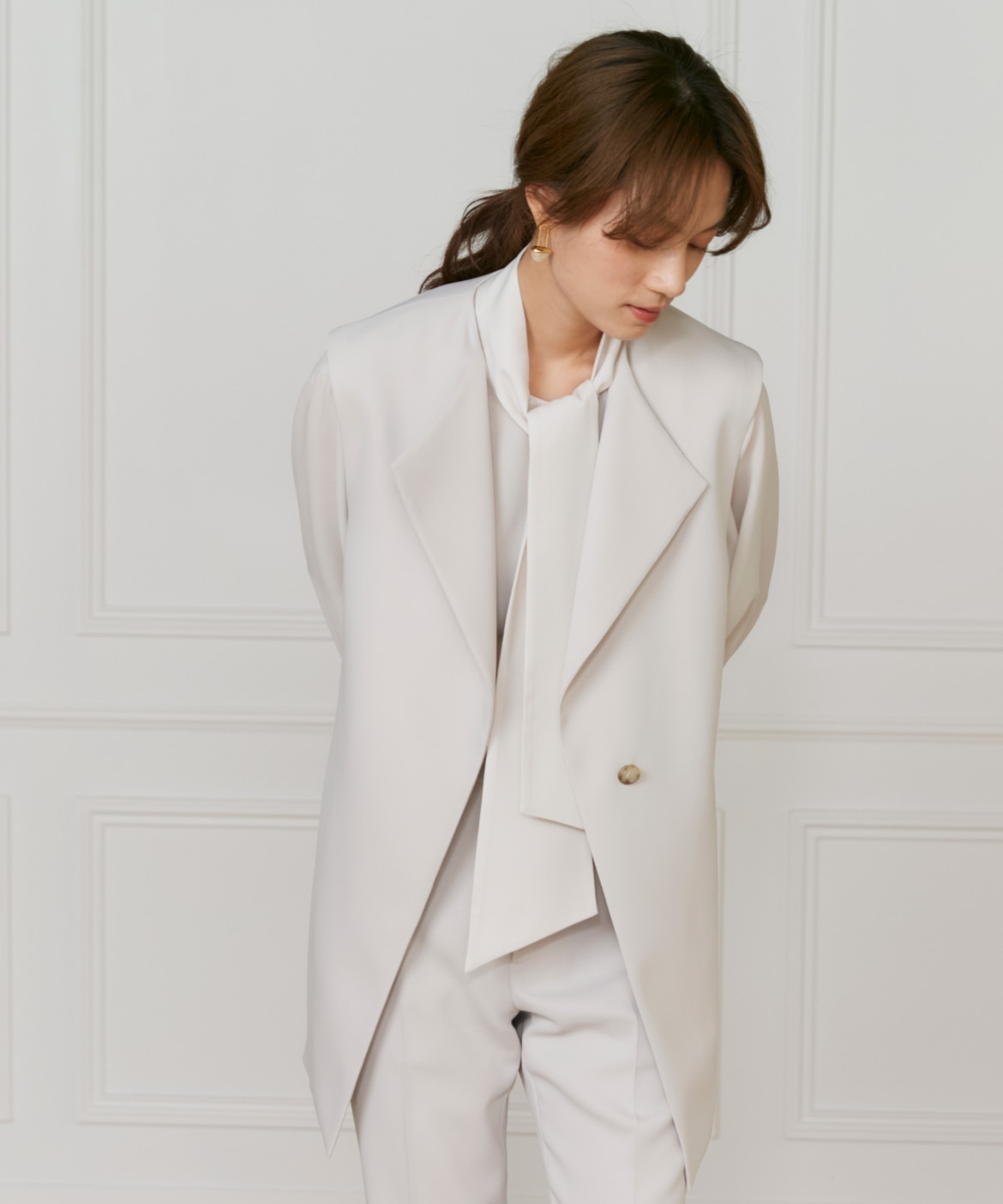 マルチWAYセットアップ】ジレ ｜INED（イネド）｜フランドル（FLANDRE