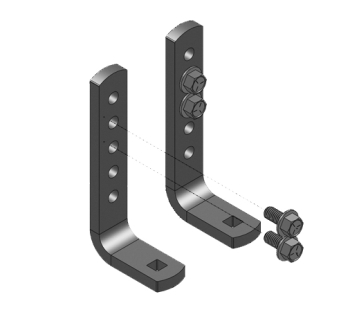 Fretz Enterprises | Blue Ox BXW4072 Blue Ox L Bracket for Track