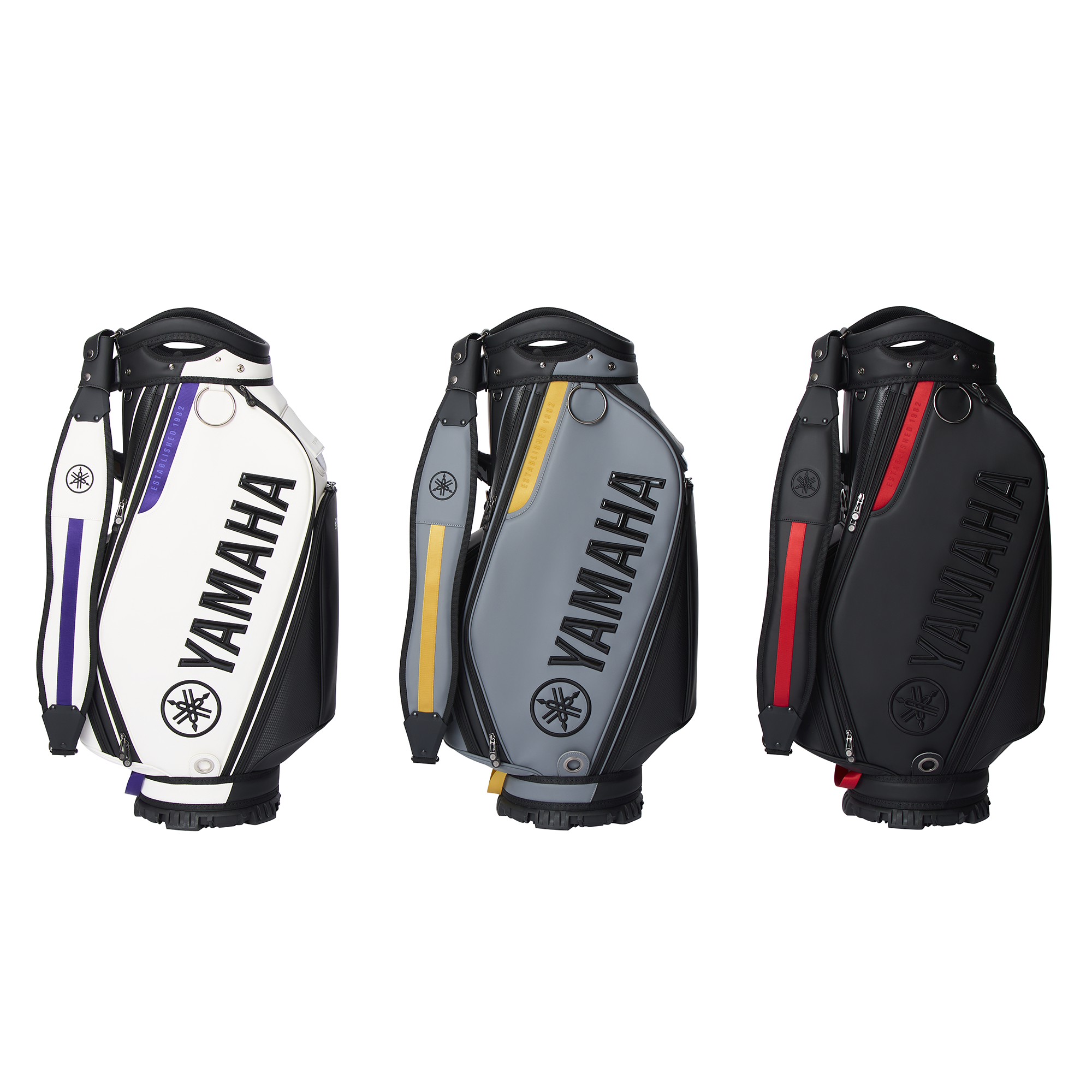 プロレプリカモデルキャディバッグ ホワイト×ブラック | ヤマハ ゴルフ