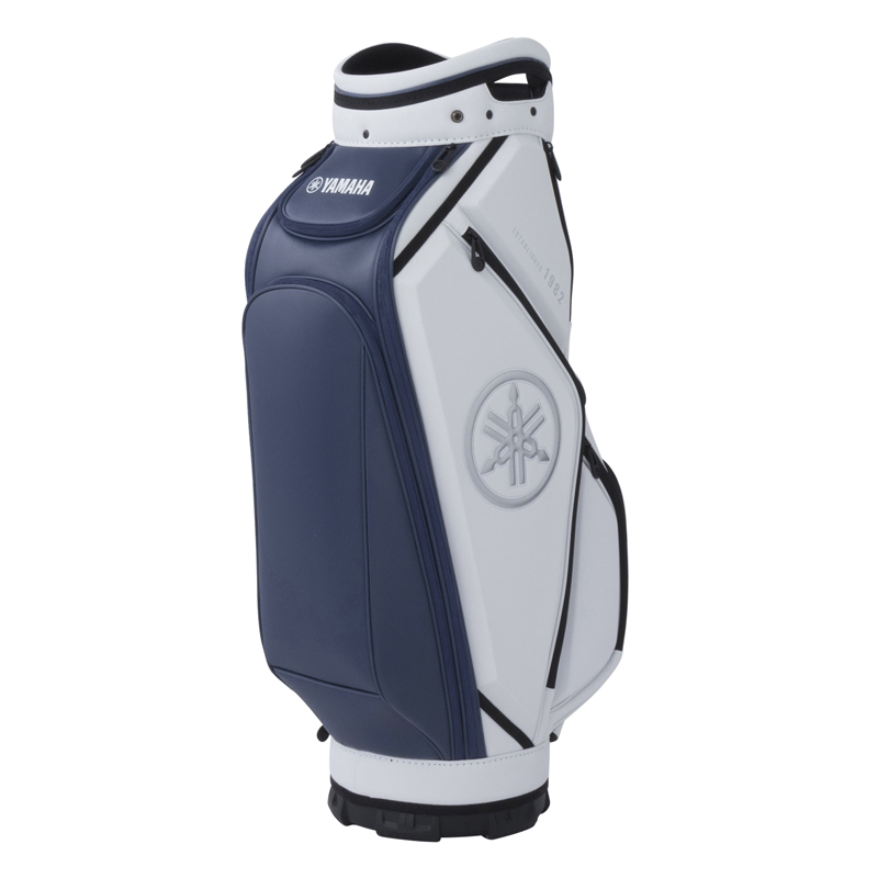 ミドルサイズキャディバッグ ホワイト×ネイビー | ヤマハ ゴルフ