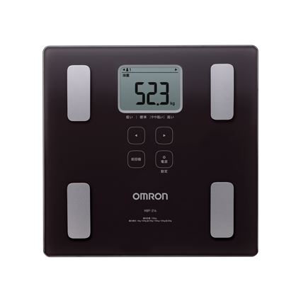 体重体組成計 HBF-214-BW カラダスキャン ブラウン | オムロン ヘルス