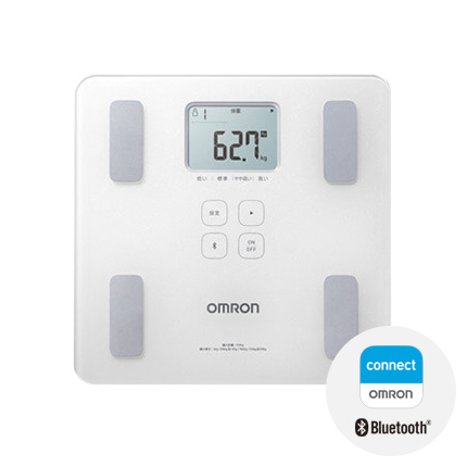 体重体組成計 HBF-227T-SW カラダスキャン シャイニーホワイト