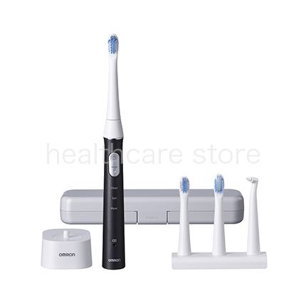 音波式電動歯ブラシ 充電式 HT-B315-BK ブラック | オムロン ヘルス