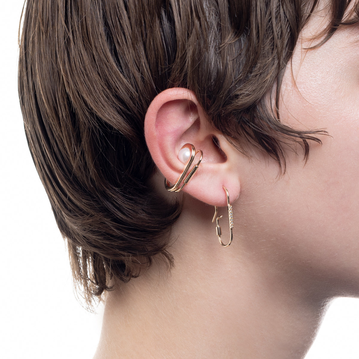 BELUGA アコヤパールイヤーカフ Sサイズ