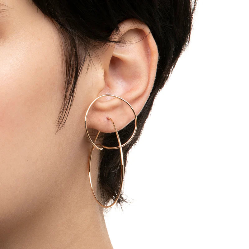 ALL ABOUT BASICS フローティングフープピアス L サイズ