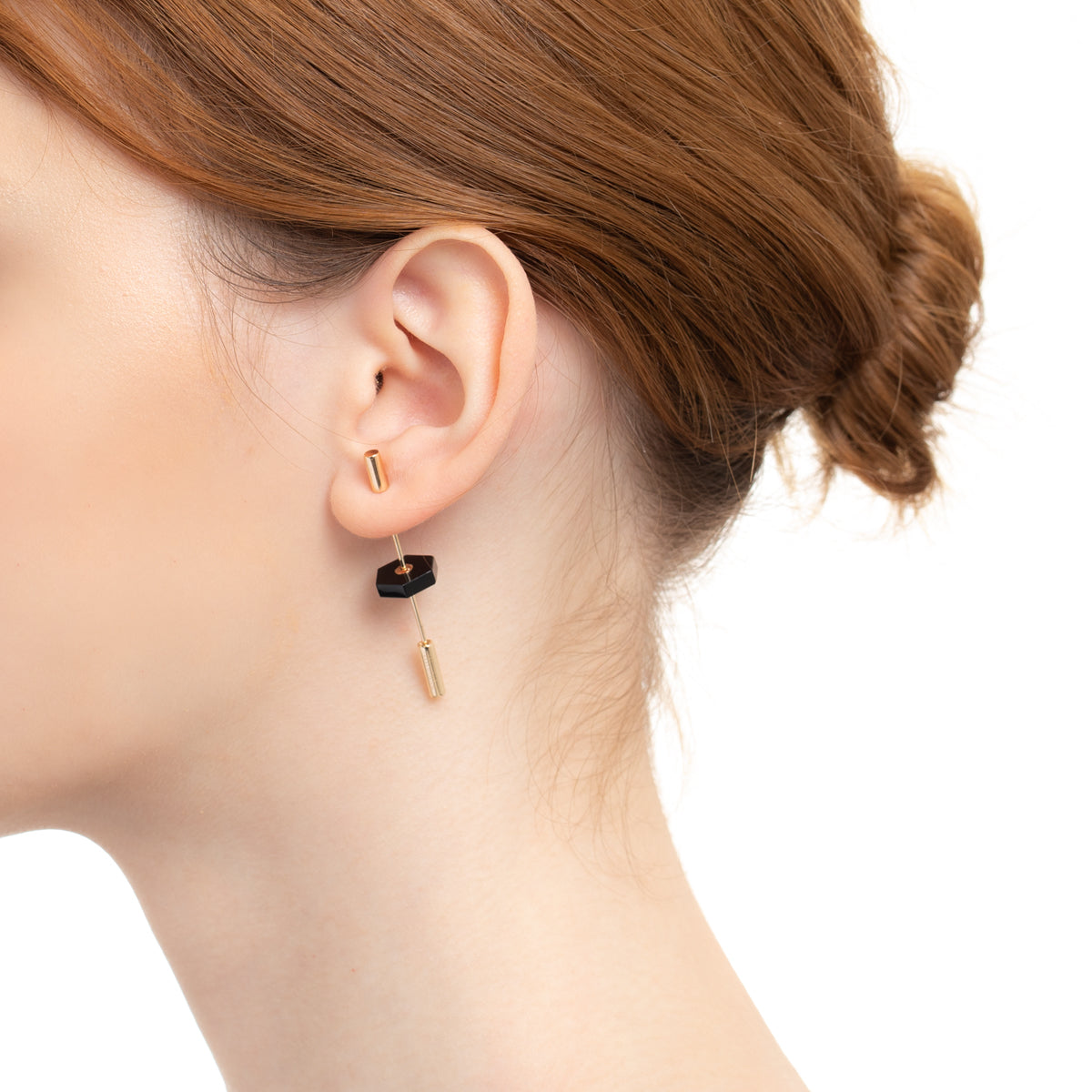 Short SPEAR ピアス / オニキス