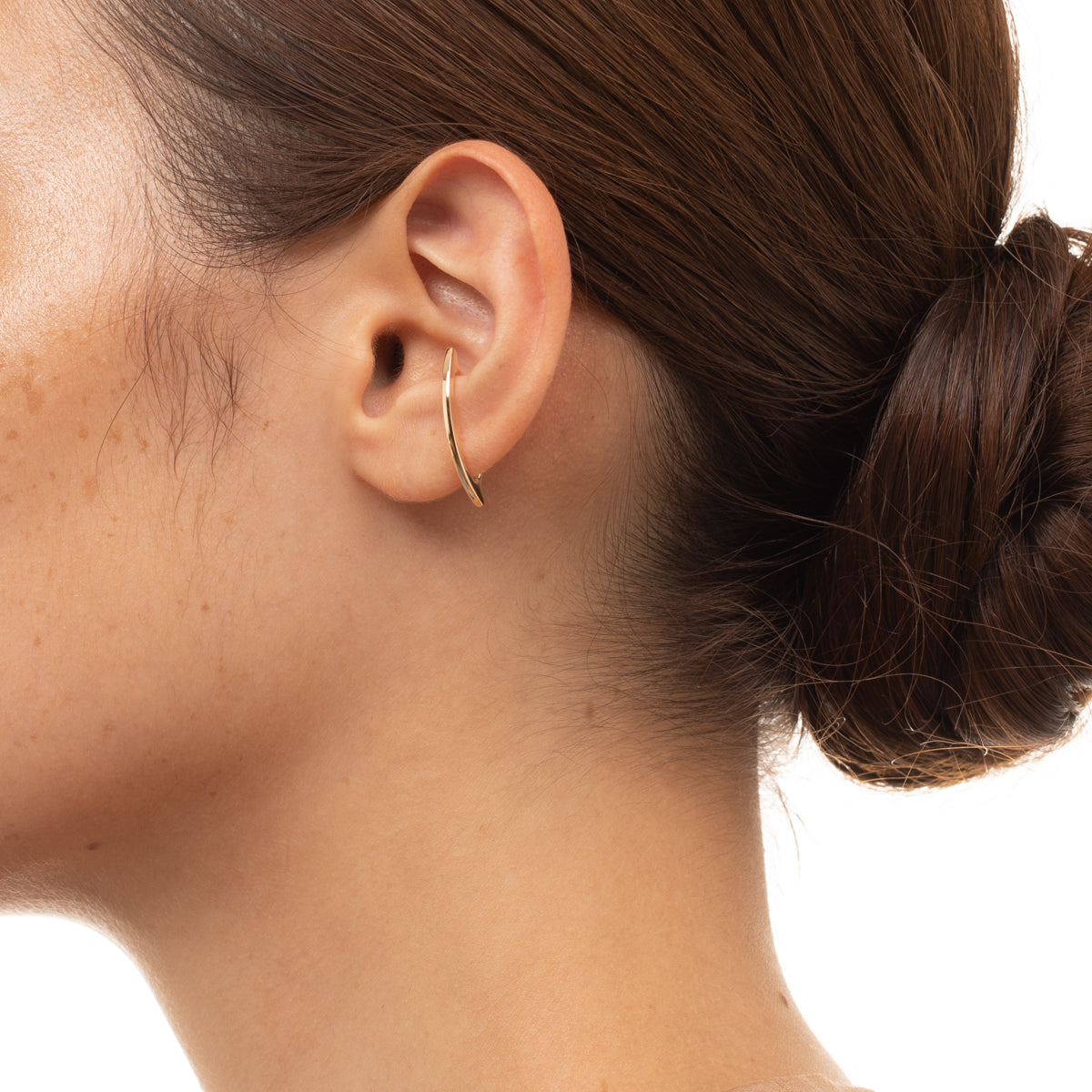 BIRD OF PARADISE ネイキッド ストーン スタッド ピアス / カーネリアン