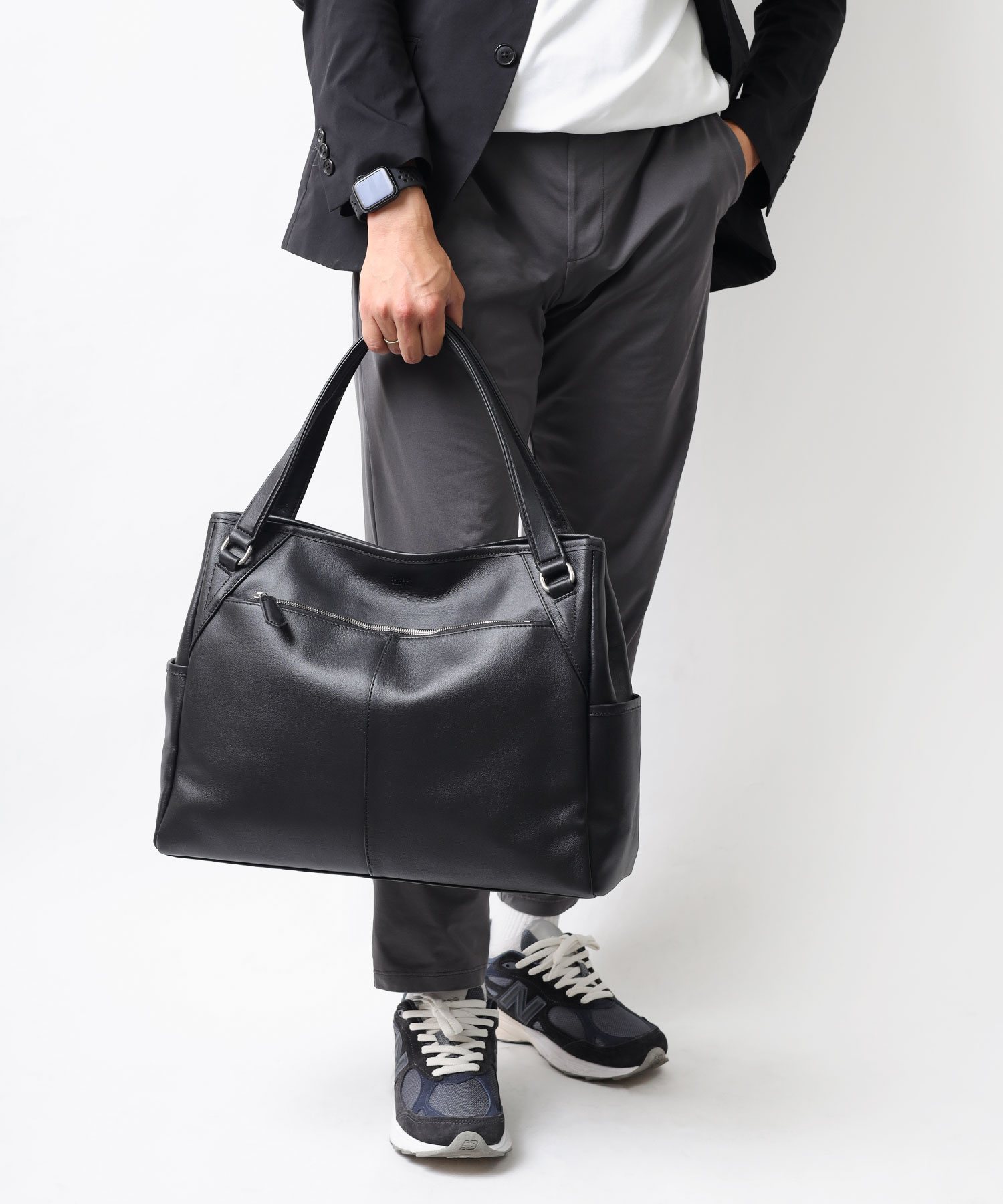 TAKEO KIKUCHI / タケオキクチ ストラトス レザートートバッグ A4