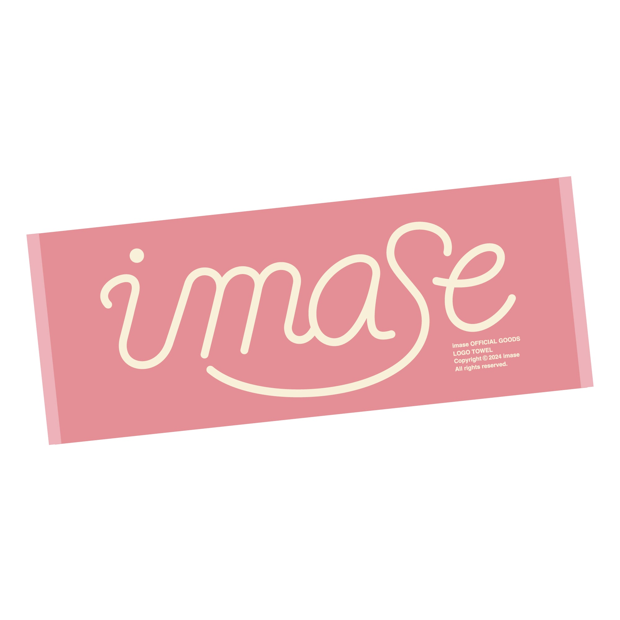 imase LOGO TOWEL / PINK – imase Official Store by UNIVERSAL MUSIC